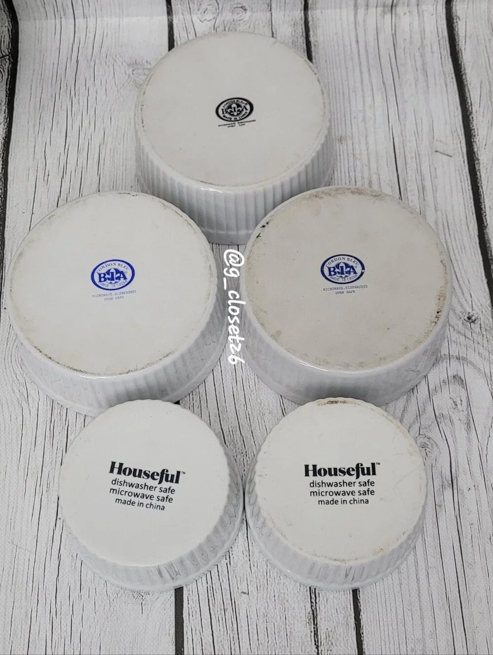 Bia/Houseful Ceramic Ramekins, 5 Piece